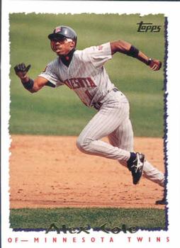 1995 Topps #331 Alex Cole Front