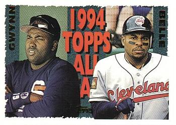 1995 Topps #389 Tony Gwynn / Albert Belle Front