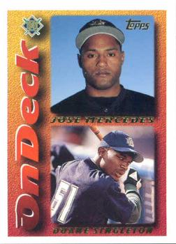 1995 Topps #638 Jose Mercedes / Duane Singleton Front