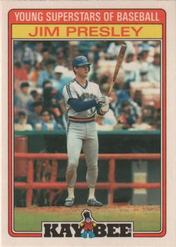 1986 Topps Kay-Bee Young Superstars of Baseball #24 Jim Presley Front