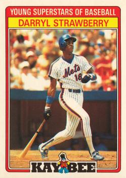 1986 Topps Kay-Bee Young Superstars of Baseball #31 Darryl Strawberry Front