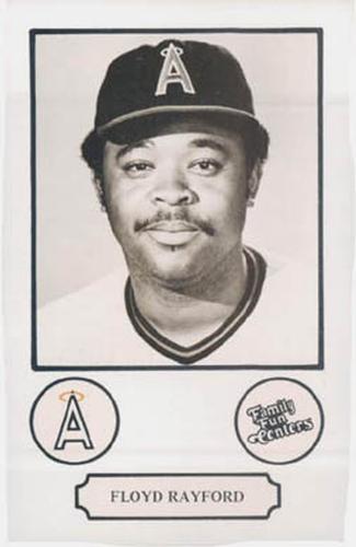 1978 Family Fun Centers California Angels #29 Floyd Rayford Front