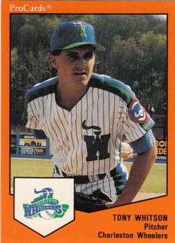 1989 ProCards Minor League Team Sets #1763 Tony Whitson Front