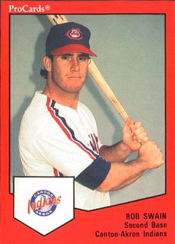 1989 ProCards Minor League Team Sets #1303 Rob Swain Front
