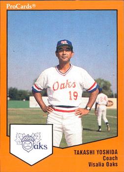 1989 ProCards Minor League Team Sets #1430 Takashi Yoshida Front