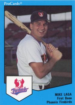 1989 ProCards Minor League Team Sets #1493 Mike Laga Front