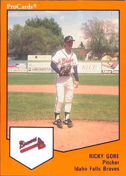 1989 ProCards Minor League Team Sets #2017 Ricky Gore Front