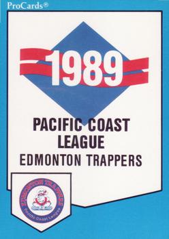 1989 ProCards Minor League Team Sets #546 Checklist Front