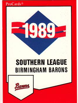 1989 ProCards Minor League Team Sets #88 Checklist Front
