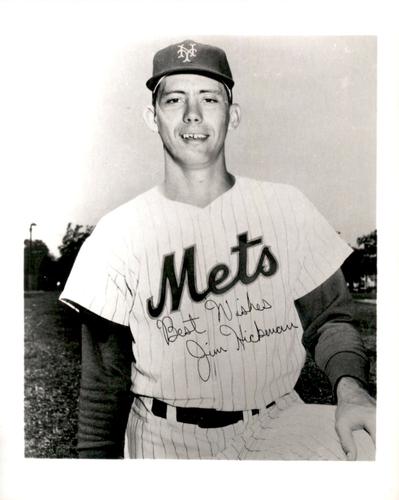 1963 New York Mets 4x5 Photos #NNO Jim Hickman Front