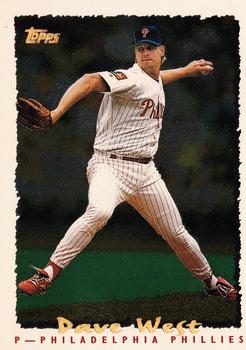 1995 Topps - CyberStats (Spectralight) #024 Dave West Front