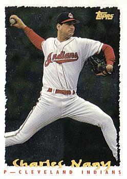 1995 Topps - CyberStats (Spectralight) #053 Charles Nagy Front