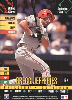 1995 Donruss Top of the Order #NNO Gregg Jefferies Front