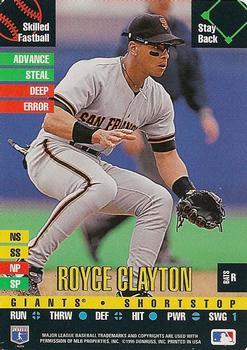 1995 Donruss Top of the Order #NNO Royce Clayton Front