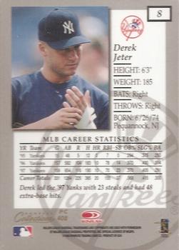 1998 Donruss Collections Elite - Prized Collections #PC 408 Derek Jeter Back