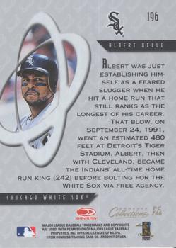 1998 Donruss Collections Preferred - Prized Collections #PC 746 Albert Belle Back