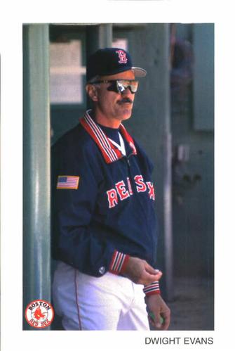 2002 Boston Red Sox #8 Dwight Evans Front