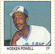 1983 Fleer Stamps #NNO Hosken Powell Front