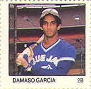 1983 Fleer Stamps #NNO Damaso Garcia Front