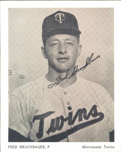 1961 Minnesota Twins 4x5 Photos #NNO Fred Bruckbauer Front