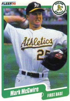 1990 Fleer Canadian #15 Mark McGwire Front