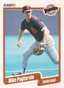 1990 Fleer Canadian #163 Mike Pagliarulo Front