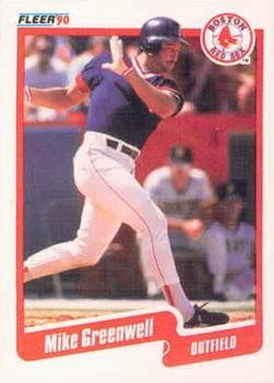 1990 Fleer Canadian #277 Mike Greenwell Front