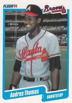 1990 Fleer Canadian #597 Andres Thomas Front