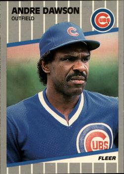 1989 Fleer - Glossy #422 Andre Dawson Front