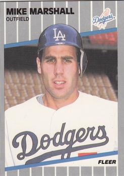 1989 Fleer - Glossy #66 Mike Marshall Front