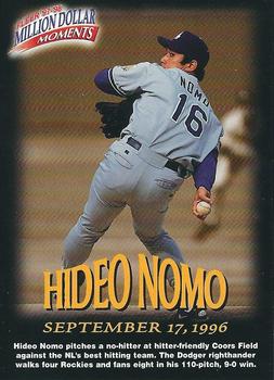 1997-98 Fleer Million Dollar Moments #16 Hideo Nomo Front