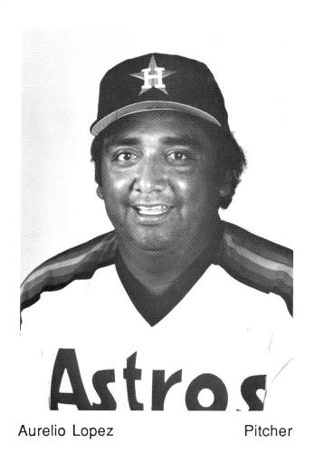 1987 Houston Astros Photocards Reprints #NNO Aurelio Lopez Front