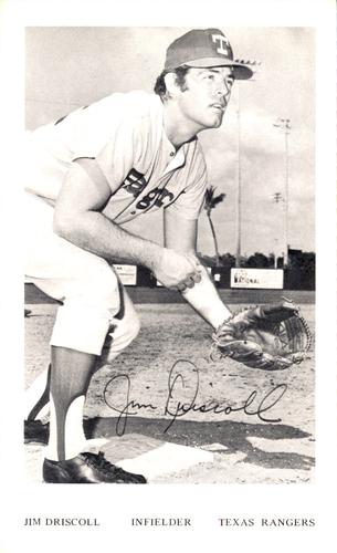 1972 Texas Rangers Photocards #NNO Jim Driscoll Front