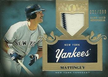 2011 Topps Tier One - Top Shelf Relics #TSR43 Don Mattingly Front