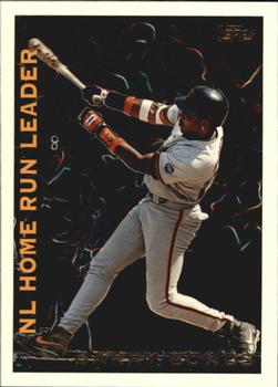 1995 Topps - League Leaders #LL8 Barry Bonds Front