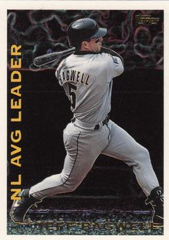 1995 Topps - League Leaders #LL27 Jeff Bagwell Front