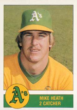 1981 Granny Goose Oakland Athletics #3 Mike Heath - 59653-3Fr