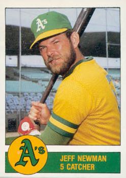 1982 Granny Goose Oakland Athletics #NNO Jeff Newman Front