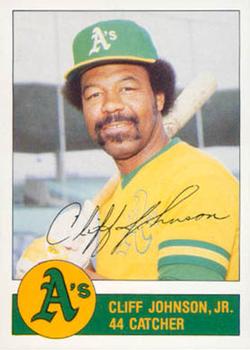 1982 Granny Goose Oakland Athletics Facsimile Signatures #NNO Cliff Johnson Front