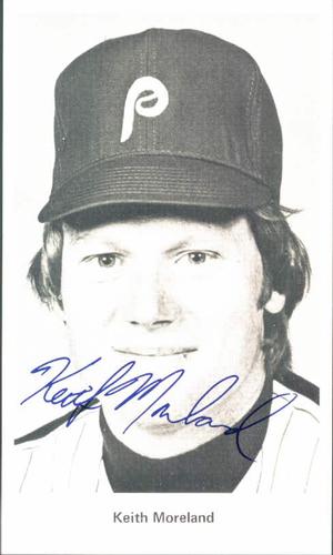 1980 Philadelphia Phillies #NNO Keith Moreland Front