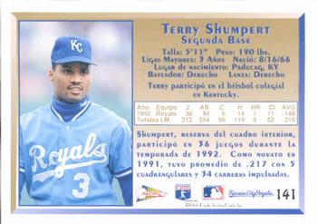 1993 Pacific Spanish #141 Terry Shumpert Back