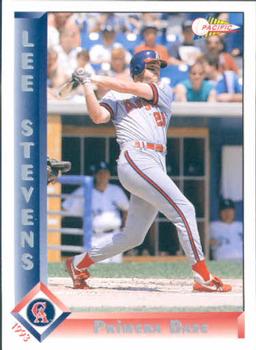 1993 Pacific Spanish #52 Lee Stevens Front