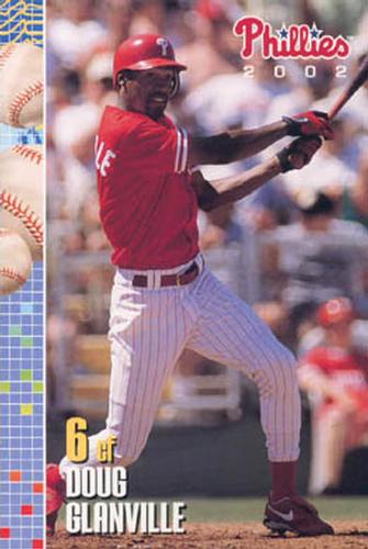 2002 Philadelphia Phillies Photocards #10 Doug Glanville Front