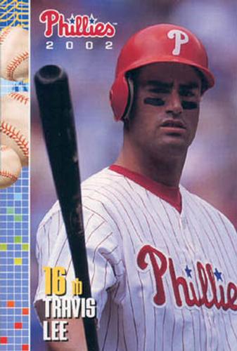 2002 Philadelphia Phillies Photocards #15 Travis Lee Front