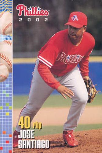 2002 Philadelphia Phillies Photocards #28 Jose Santiago Front