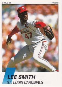 1991 Panini Stickers (Canada) #39 Lee Smith Front