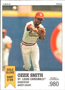 1991 Panini Top 15 (Canada) #103 Ozzie Smith Front