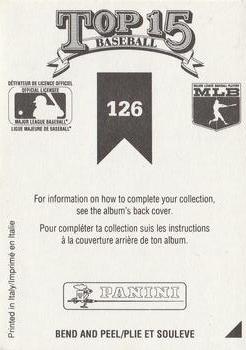 1991 Panini Top 15 (Canada) #126 Milwaukee Brewers / Most Stolen Bases Back
