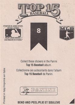 1991 Panini Top 15 (Canada) #8 Alan Trammell Back