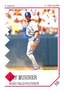 1992 Panini Stickers (Canadian) #59 Jay Buhner Front
